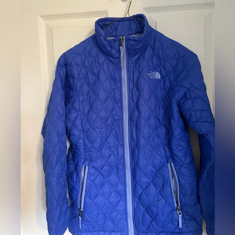 Girls North Face Quilted Jacket - Picture 1 of 4